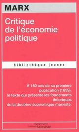 Critique de l'économie politique