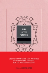 Burn after writing - Sharon Jones