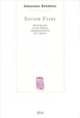 Savoir faire - Emmanuel Bourdieu