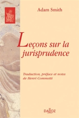 Leçons sur la jurisprudence - Adam Smith
