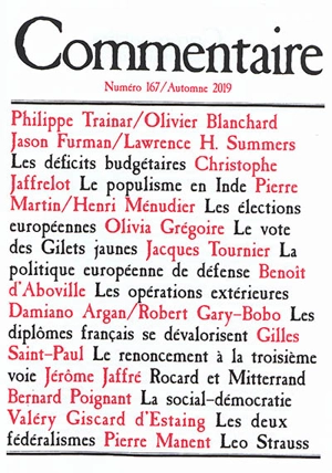 Commentaire, n° 167