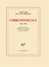 Correspondance 1901-1950 - André Gide