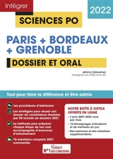 Sciences Po Paris + Bordeaux + Grenoble 2022 : dossier et oral - Jérôme Calauzènes
