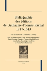 Bibliographie des éditions de Guillaume-Thomas Raynal : 1747-1843