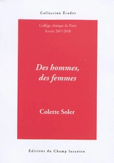 Des hommes, des femmes : cours 2017-2018 - Colette Soler