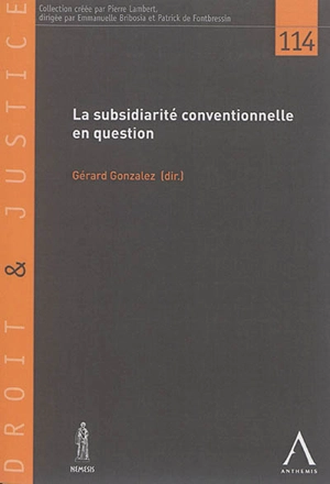 La subsidiarité conventionnelle en question : essai de systématisation