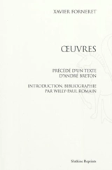 Oeuvres - Xavier Forneret