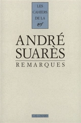 Remarques - André Suarès