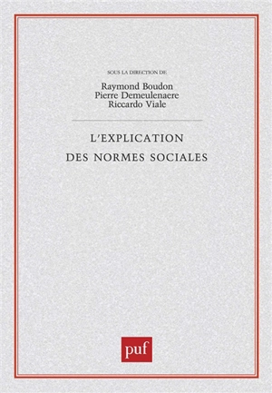 L'explication des normes sociales