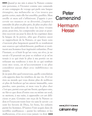 Peter Camenzind : récit - Hermann Hesse