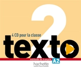 Texto, niveau 2 : coffret CD audio classe - Marie-José Lopes