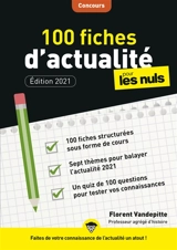100 fiches d'actualité pour les nuls - Florent Vandepitte