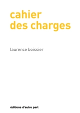 Cahier des charges - Laurence Boissier
