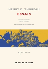 Essais - Henry David Thoreau
