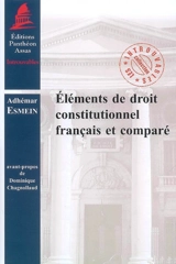 Eléments de droit constitutionnel français et comparé - Adhémar Esmein