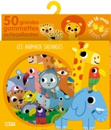 Les animaux sauvages : 50 grandes gommettes autocollantes - Sonia Baretti