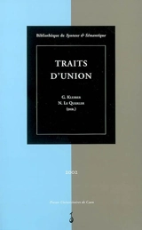 Traits d'union - Rencontres linguistiques en Pays rhénan (12 ; 2000 ; Strasbourg)