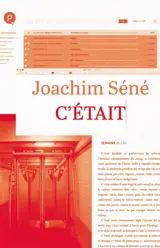 C'était - Joachim Séné