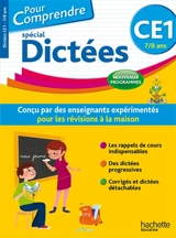 Pour comprendre, spécial dictées : CE1, 7-8 ans : nouveaux programmes - Daniel Berlion