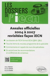 Annales officielles 2004 à 2007 revisitées façon iECN - Alban Deroux