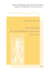 Vocabulaire du bouddhisme japonais - Frédéric Girard