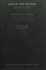 Expostulatio - Ulrich von Hutten