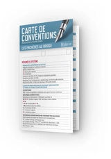 Carte de conventions : les enchères au bridge - Michel Bessis