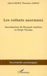 Les enfants anormaux (1907) - Alfred Binet