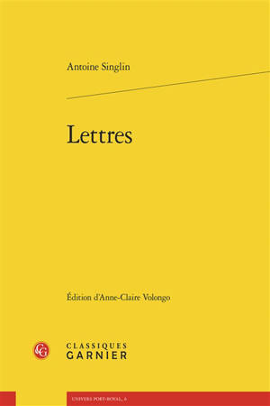 Lettres d'Antoine Singlin - Antoine Singlin