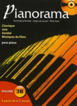 Pianorama : classique, jazz, variété, musiques de films pour piano. Vol. 3A. A partir de la 5e année - Dominique Bordier
