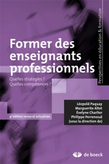 Former des enseignants professionnels : quelles stratégies ? Quelles compétences ?