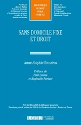 Sans domicile fixe et droit - Anne-Sophie Ranaivo