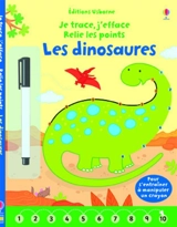 Les dinosaures : je trace, j'efface, relie les points - Katrina Fearn