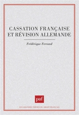 Cassation française et révision allemande - Frédérique Ferrand