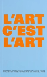 L'art c'est l'art
