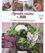 Agenda cuisine 2020 : 365 menus rapides, équilibrés, bon marché - Lucie Reynier