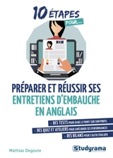 10 étapes pour préparer et réussir ses entretiens d'embauche en anglais - Mathias Degoute