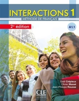 Interactions 1, A1.1 : méthode de français - Gaël Crépieux