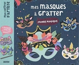 Mes masques à gratter : monde magique - Maude Guesné