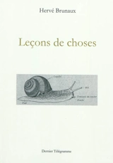 Leçons de choses - Hervé Brunaux