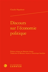 Discours sur l'économie politique - Claudio Napoleoni