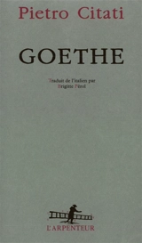 Goethe - Pietro Citati
