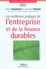 Les meilleures pratiques de l'entreprise et de la finance durables - Julien Haumont