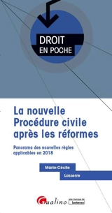 La nouvelle procédure civile après les réformes : panorama des nouvelles règles applicables en 2018 - Marie-Cécile Lasserre