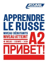 Apprendre le russe : niveau débutants : niveau atteint A2 - Victoria Melnikova-Suchet