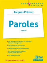 Paroles, Jacques Prévert - Corinne François-Denève