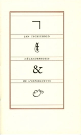 Métamorphoses de l'esperluette - Jan Tschichold