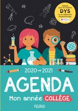 Mon année collège : agenda 2020-2021
