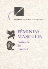 Féminin-masculin. Vol. 2. Portraits de femmes - Groupe de recherche Féminin-masculin (Cergy, Val-d'Oise)