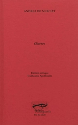 Oeuvres - André Robert Andréa de Nerciat